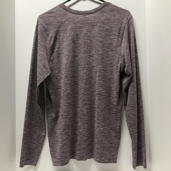 Lululemon Base Layer Long Sleeve Shirt in Heather Purple - Picture 3 of 13